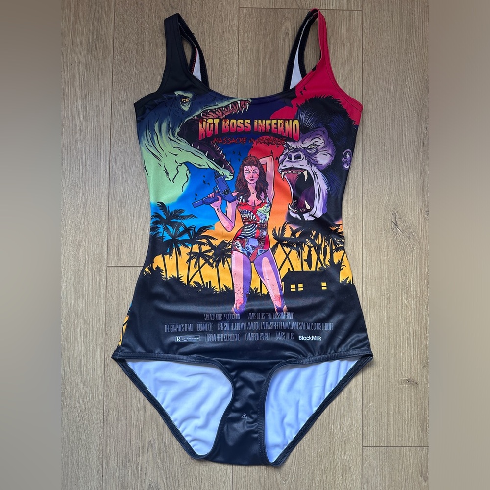 BlackMilk Clothing limited edition Hot Boss inferno Swim